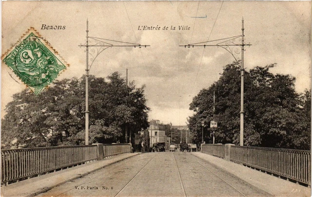 CPA Bezons - L'Entrée de la Ville (290237)