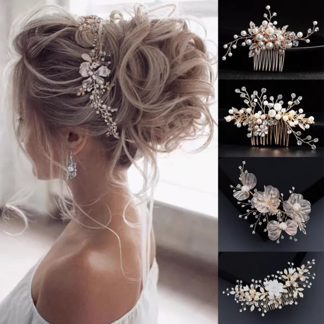 Capelli da sposa Combo Fiori per capelli Accessori per capelli per matrimoni