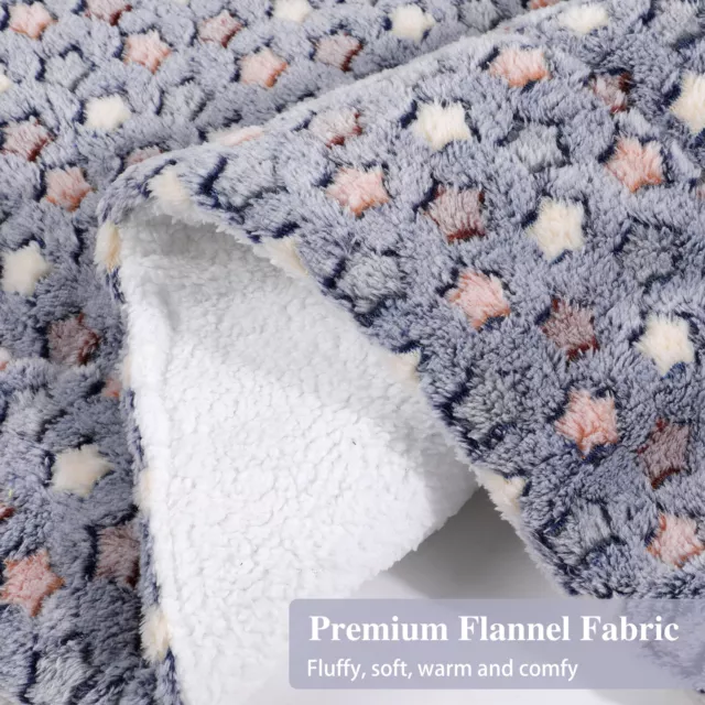 Super Warm Pet Bed Mattress Dog Cat Cushion Pillow Mat Blanket Soft Winter Large 4