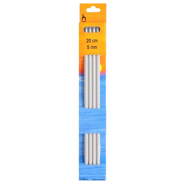 Agujas de tejer de doble extremo: conjunto de cuatro: 20 mm x 5,00 mm - P36611 - CORREO GRATUITO