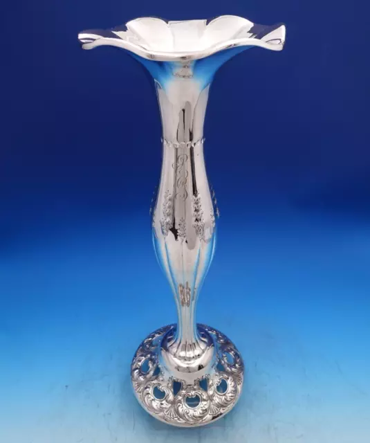 Strasbourg by Gorham Sterling Silver Vase #2140 19" Tall 29 ozt. (#7493) 2