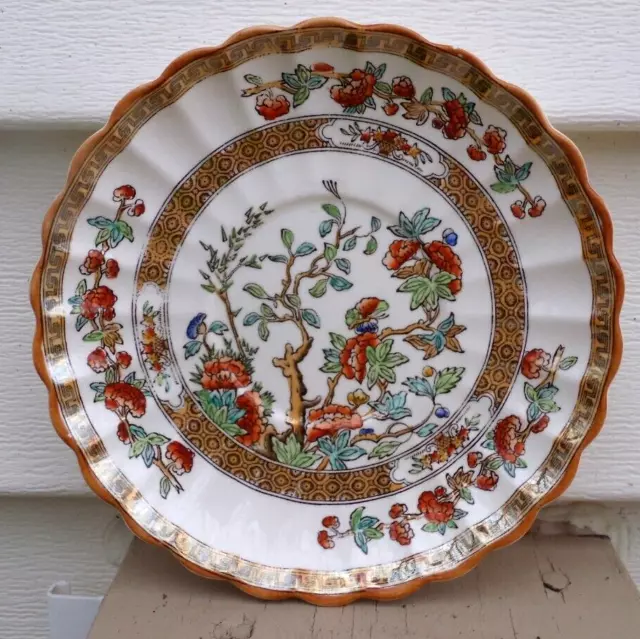 1- Spode Copeland " India Indian Tree"  5 1/2" Saucer - scalloped edge