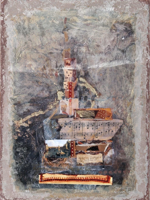 Nissan Engel, Dome, Terragraph and Collage, signed and numbered in pencil