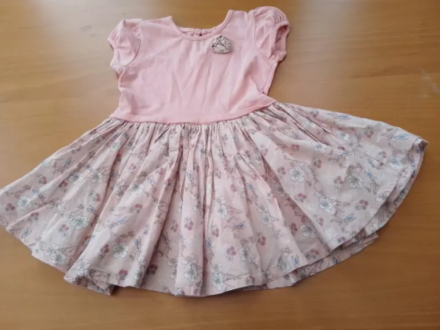 Bambina Abito Rosa Età 9-12 Mesi Da Matalan Bellissimo