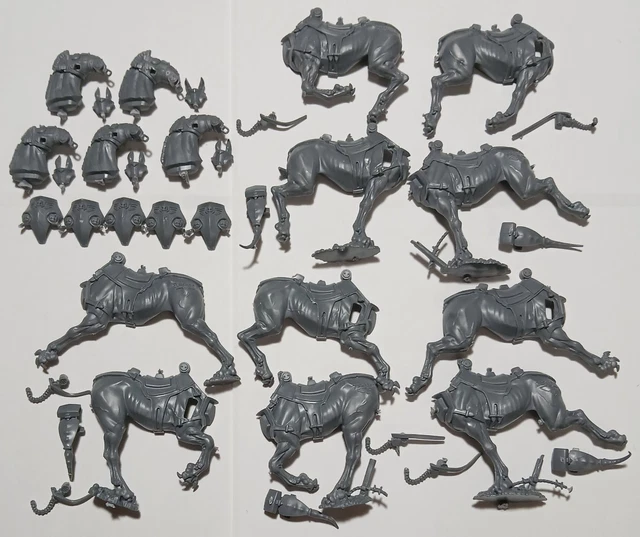 WARHAMMER 40K DEATH Korps of Krieg Death Riders Horse Mount Bits £27.25 ...