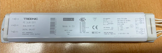 TRIDONIC 20827127 230V, 2x36W elektronisches Vorschaltgerät