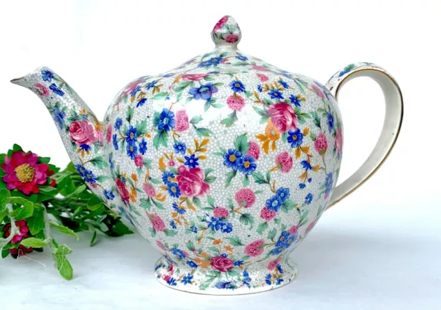 Royal Winton Splendid Tea Pot Old Cottage Chintz Pattern