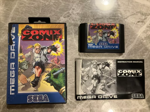 Comix Zone  - SEGA Mega Drive - Complete With Manual - PAL
