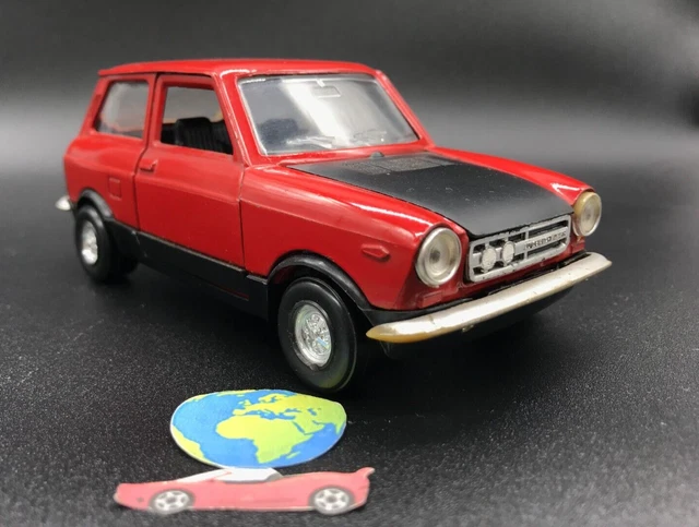 Polistil Politoys S13 1/25 – Autobianchi A112 Abarth – Rouge – Neuf Boîte – Italie