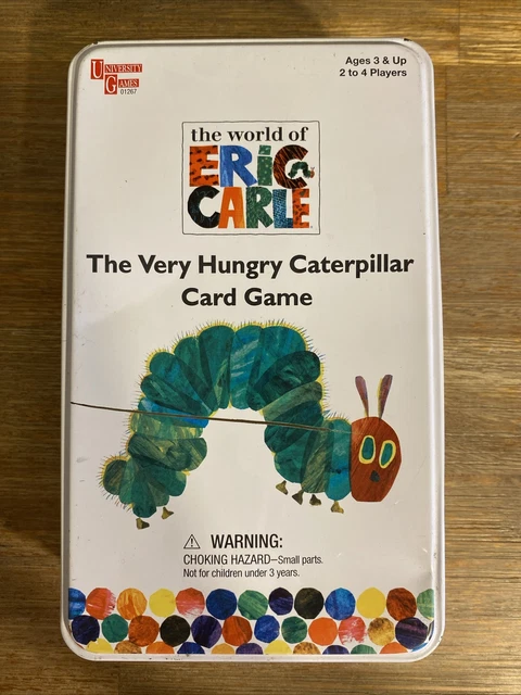 NEW IN TIN The Very Hungry Caterpillar Card Game - Eric Carle - 3 ...