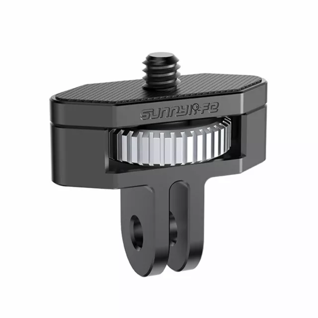 1/4 Metal Adapter 360 Rotation Adjustable Mount For GoPro Pocket 2 Insta360 One