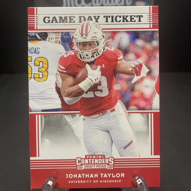 2020 Panini Contenders Draft Picks Jonathan Taylor RC Game Day Ticket #10