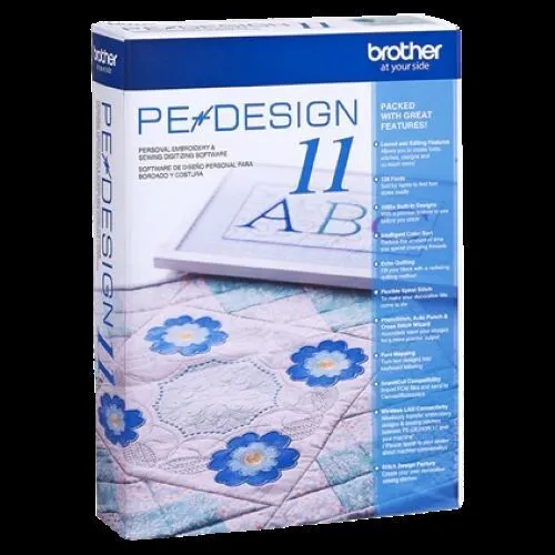 Software de digitalización de bordado y costura versión completa Brother PE DESIGN 11