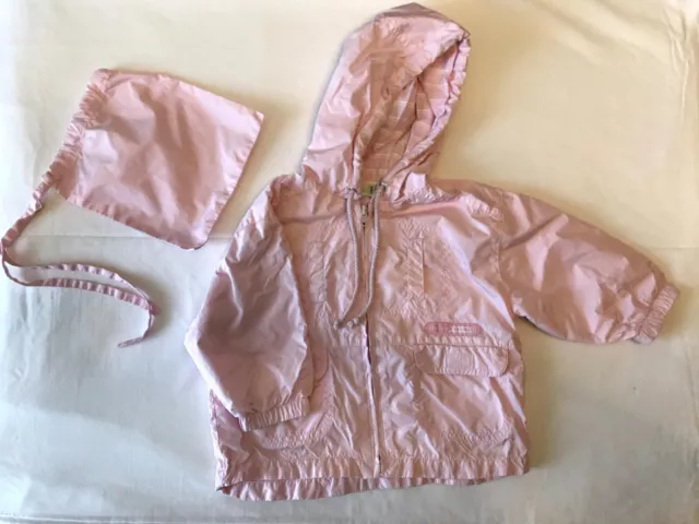 Brums bebe Spolverino 9 mesi e vestito rosa fatto a mano 2