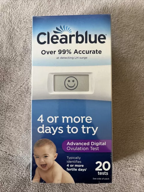 Prueba de ovulación digital avanzada Clearblue 20