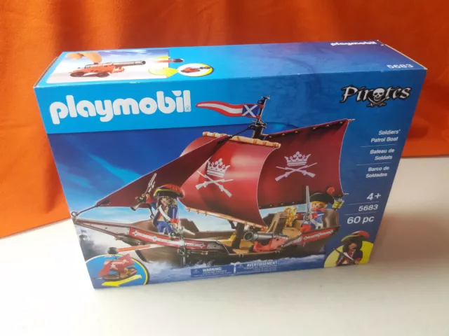 Playmobil 5683 NEU & OVP Piraten Soldaten Patroullien - Boot der Franzosen