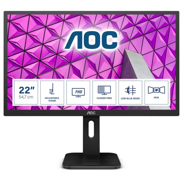 AOC P1 22P1 Computerbildschirm 54,6 cm (21.5") 1920 x 1080 Pixel Full HD LED Sc