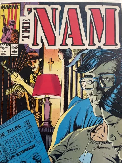 Nam #31  MARVEL Comics 1989 NEWSSTAND