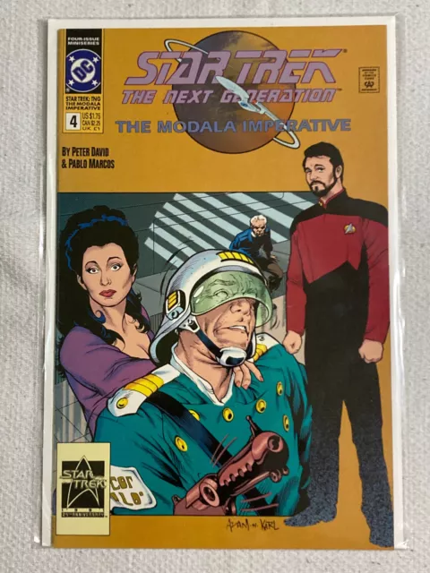 Star Trek TNG: The Modala Imperative #4 1991 VF+/NM DC Comics
