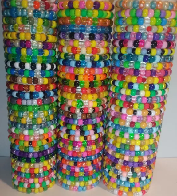 20 Custom Kandi Bracelets EDM RAVE PLUR Rave Bracelet 