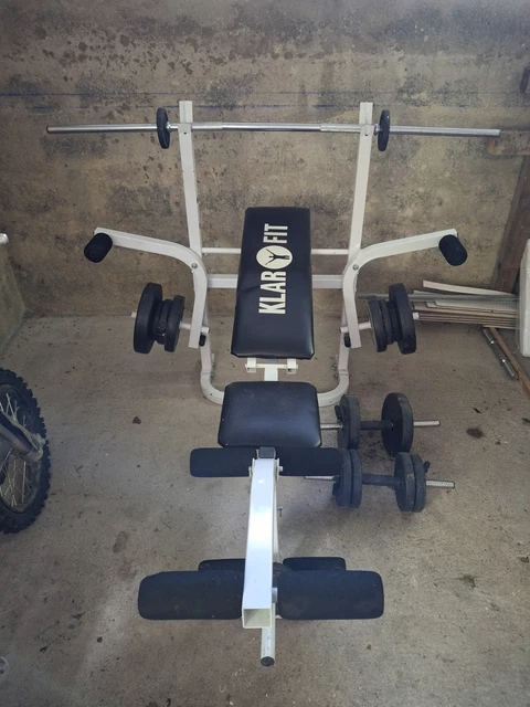 Banc De Musculation SPORTNOW – 147x109x122cm – Noir – Neuf
