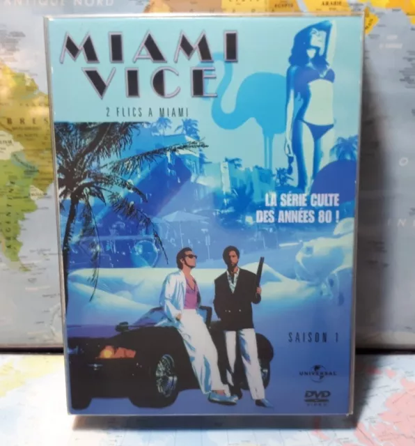 Coffret 8 DVD : 2 Flics à Miami Miami Vice intégrale saison 1  Version Française