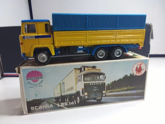 Camion Et Remorque Nacoral Scania LBS 140 Et 141 – Miniatures Anciennes, Occasion
