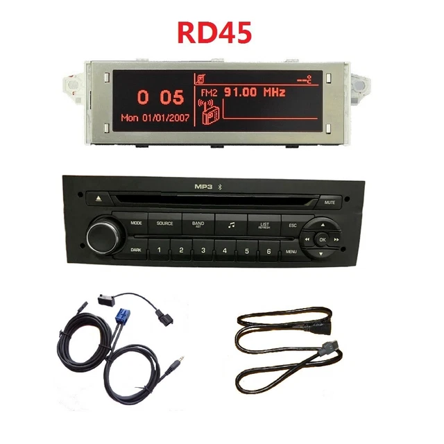 KIT BLUETOOTH Sans Micro Pour Autoradio D'origine RD4 PEUGEOT 206 207 307 308