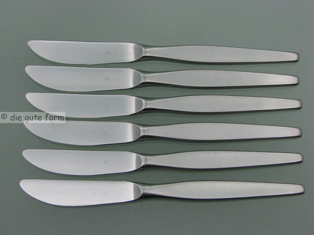 WMF Cromargan - - - VERONA (altes Modell 7500) / ASCONA - 6x Messer 21 cm - - -