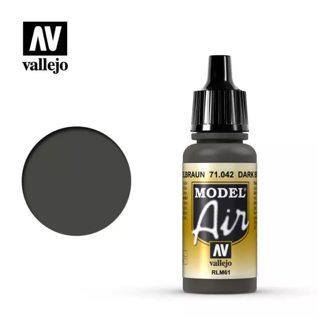 VALLEJO Model Air Couleur Dark Marron RLM61 71042 17 ML