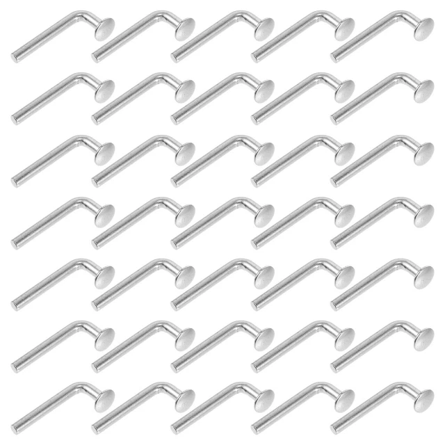 100 Pcs Pallet Rack Drop Pin Iron Racking Universal Safety Bolts