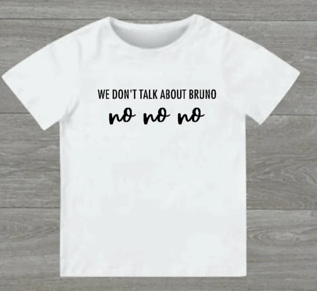 Encanto childrens T-shirts we don't talk about Bruno