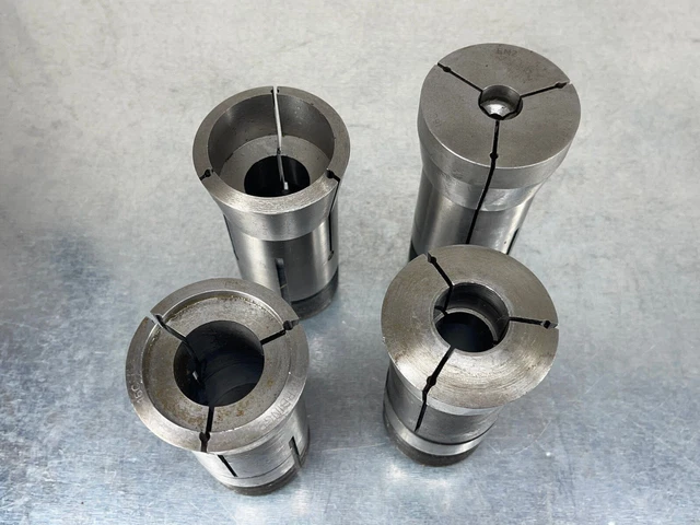 (4) Hardinge 16C Emergency Collets Extended Nose and Standard