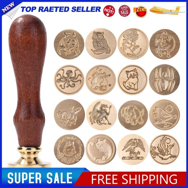 Stamp DIY Envelope Decorative Handcraft Sealing Wax Stamp for Scrapbooking