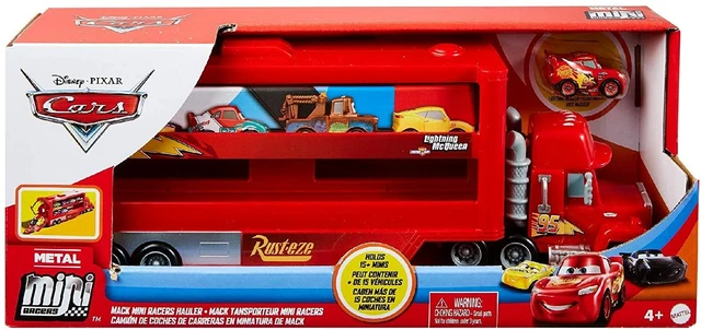 VOITURES DISNEY PIXAR mini coureurs Mack camion transporteur rangement jouet camion EUR 32,77 