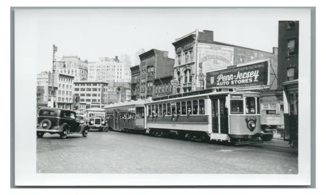 PSCT PUBLIC SERVICE OF NEW JERSEY Trolley Newark? NJ 1935 Photo