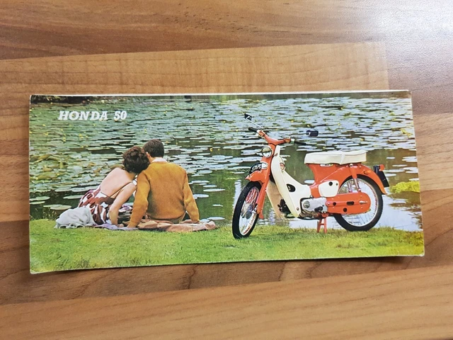 Honda 50Cc Vintage Advertising Pamphlet