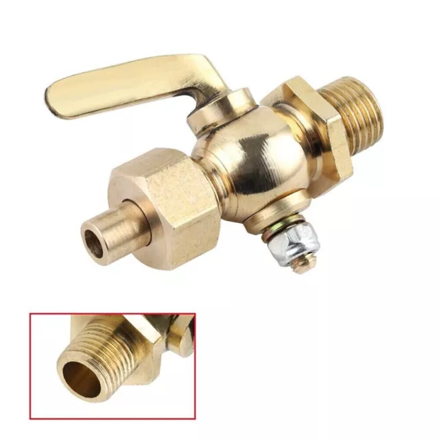 18 14 38 12 34 BSP Male Bronze Brass Handle Faucet Petcock Tap for Kitchen