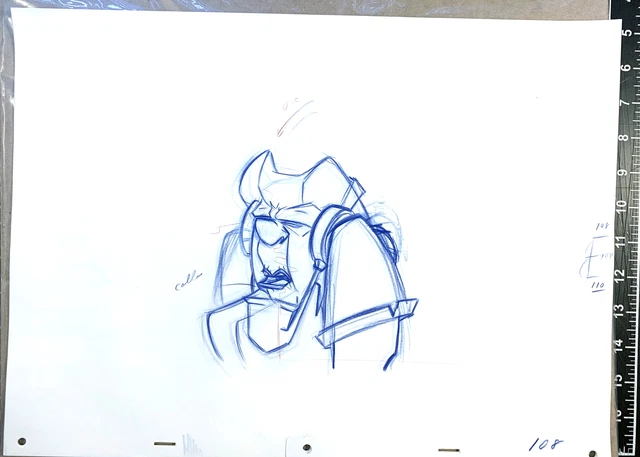 Atlantis 2001 Packard Walt Disney Key Production Animation Cel Drawing 108