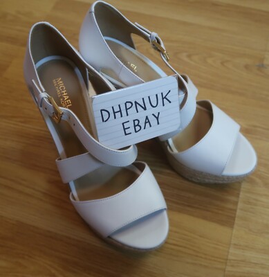 Abbott MICHAEL KORS scarpe donna Sandalo Abbott Platform in pelle cuoio tacco 12,5 