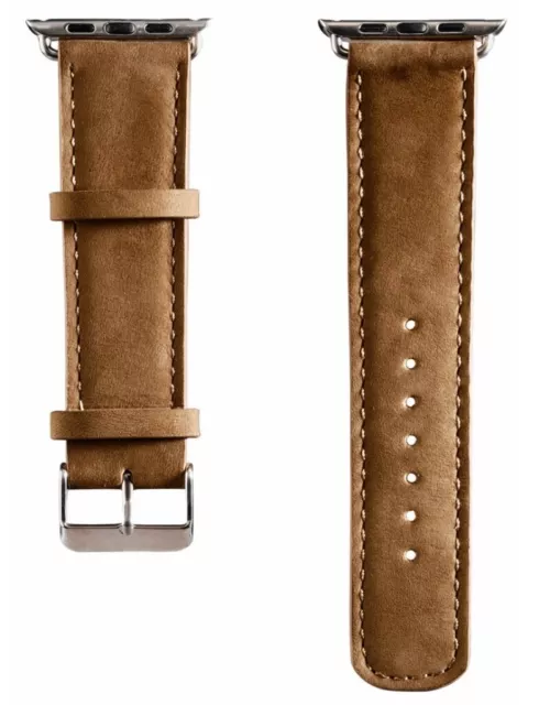 Hama Uhren-Armband Uhren-Band Velour Style für Apple Watch 38mm 40mm Series 1-6