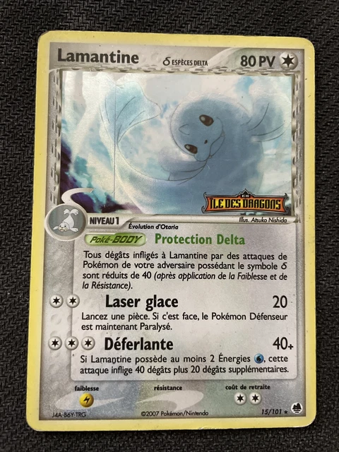 Lamantine Holo - Pokemon 15/101 Ex Ile Des Dragons Fr