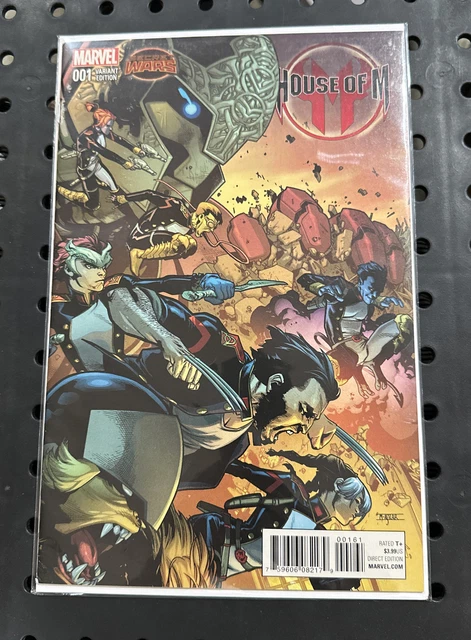 House of M #1 1:25 Incentive Mahmud Asrar Variant Secret Wars | 2015 | Marvel
