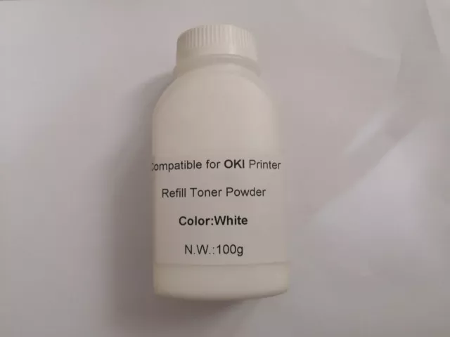 White Toner Powder Refill for OKI C310 C330 C561 C710 C711WT C910 C911 C941 C921