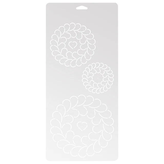 Quilt Schablonen Set - 2 Stück Bastelvorlagen Für Patchwork