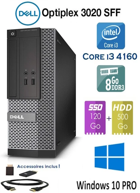 MINI PC DELL OPTIPLEX 3050 Micro I3-7100T 3.4Ghz 4Go 250Go SSD W11 EUR 100,00 - FR