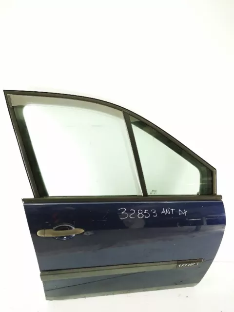 Porta Anteriore Destra Renault Scenic (2003 > 2009) Sportello Blu Completo