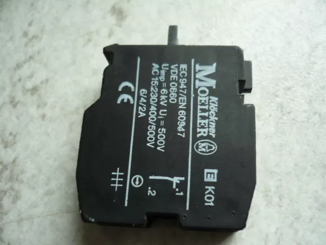 Moeller Kontaktblock Kontaktelement Steuerschalter Contactor Zippo Kfz Bühne