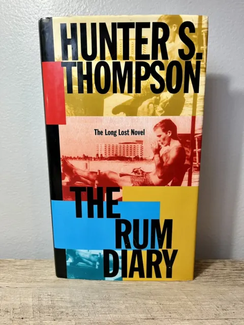 The Rum Diary HCDJ 1998 Hunter S Thompson 1st Edition First Print Book Novel