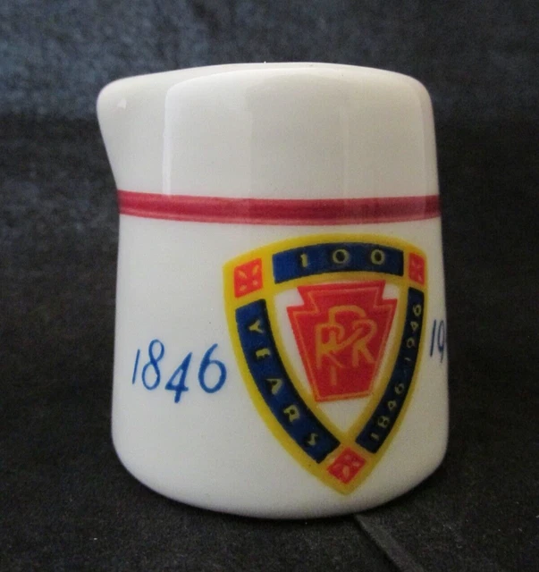 Pennsylvania Railroad Restaurant Ware Creamer Shenango China 1846-1946